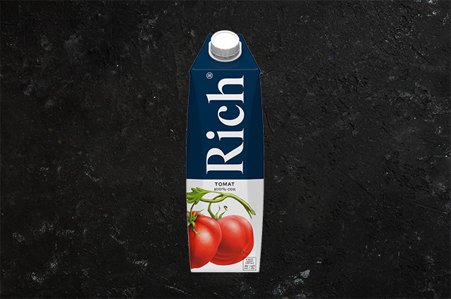 Сок Rich Томатный пакет. 1 л