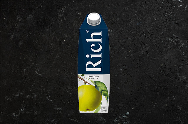 Сок Rich яблоко 1 л